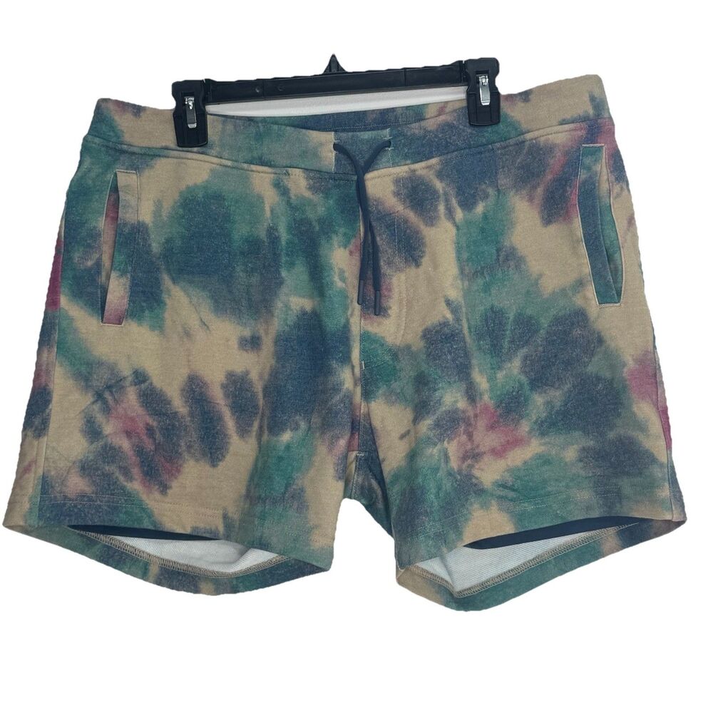 Chubbies The Time Warps Shorts Mens L Sweatshorts 5.5 in Tie Dye Lined Lounge